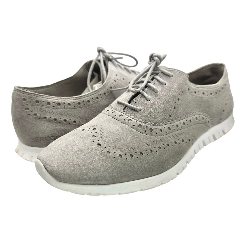 Cole Haan | Women | Zero Grand Tour Gray Suede Oxford Sneakers | Size 10 B